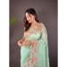 Picture of Alluring Silk Dark Sea Green Saree