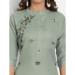 Picture of Good Looking Cotton Dark Sea Green Kurtis & Tunic