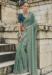 Picture of Statuesque Crepe & Satin Cadet Blue Saree