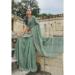 Picture of Statuesque Crepe & Satin Cadet Blue Saree