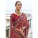 Picture of Wonderful Crepe & Satin Maroon Saree