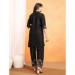Picture of Nice Rayon & Silk Black Kurtis And Tunic