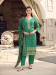 Picture of Marvelous Silk Sea Green Readymade Salwar Kameez