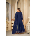 Picture of Nice Georgette Navy Blue Anarkali Salwar Kameez