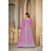 Picture of Superb Net Plum Anarkali Salwar Kameez