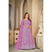 Picture of Superb Net Plum Anarkali Salwar Kameez