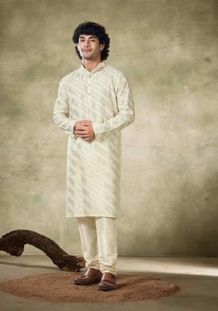 Picture of Admirable Chiffon Beige Kurtas