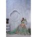 Picture of Silk & Organza Medium Sea Green Lehenga Choli