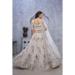 Picture of Silk & Organza Light Slate Grey Lehenga Choli