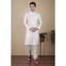 Picture of Bewitching Silk Off White Kurtas