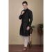 Picture of Enticing Silk Black Kurtas