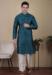 Picture of Ideal Silk Teal Kurtas