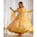 Picture of Statuesque Georgette Wheat Readymade Salwar Kameez