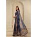 Picture of Admirable Georgette Dark Slate Grey Saree