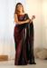 Picture of Pleasing Georgette Black Saree