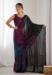 Picture of Wonderful Georgette Black Saree