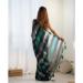 Picture of Lovely Georgette Dark Slate Grey Saree