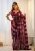 Picture of Excellent Georgette Maroon Saree