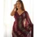 Picture of Excellent Georgette Maroon Saree
