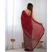 Picture of Admirable Georgette Fire Brick Saree