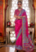 Picture of Shapely Silk Medium Violet Red Saree