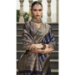 Picture of Magnificent Silk Navy Blue Saree