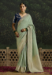 Picture of Comely Silk Dark Sea Green Saree