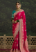 Picture of Marvelous Silk Crimson Saree