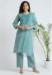Picture of Beautiful Cotton Cadet Blue Readymade Salwar Kameez