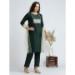 Picture of Pleasing Cotton Sea Green Readymade Salwar Kameez