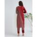 Picture of Delightful Cotton Maroon Readymade Salwar Kameez