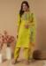 Picture of Ravishing Cotton Yellow Green Readymade Salwar Kameez