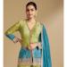 Picture of Fascinating Chiffon Tan Straight Cut Salwar Kameez