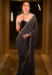 Picture of Appealing Georgette Black Saree