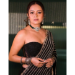 Picture of Appealing Georgette Black Saree