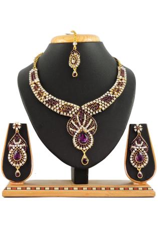 Picture of Radiant Fuchsia Necklace Set