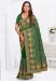Picture of Ideal Silk Dark Olive Green Saree