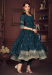 Picture of Georgette Dark Slate Grey Anarkali Salwar Kameez