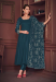 Picture of Georgette Dark Slate Grey Anarkali Salwar Kameez