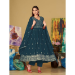 Picture of Georgette Dark Slate Grey Anarkali Salwar Kameez