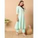 Picture of Cotton Dark Sea Green Readymade Salwar Kameez