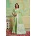 Picture of Sightly Cotton Dark Sea Green Saree