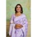 Picture of Wonderful Cotton Light Steel Blue Saree