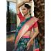 Picture of Wonderful Crepe Dark Green Saree