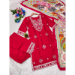 Picture of Alluring Cotton Crimson Readymade Salwar Kameez