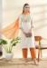 Picture of Pretty Cotton Off White Readymade Salwar Kameez