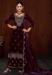 Picture of Superb Chiffon Purple Straight Cut Salwar Kameez