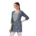 Picture of Pretty Rayon Slate Grey Kurtis & Tunic