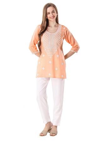Picture of Ravishing Rayon Linen Kurtis & Tunic