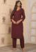 Picture of Fine Rayon Dark Olive Green Kurtis & Tunic